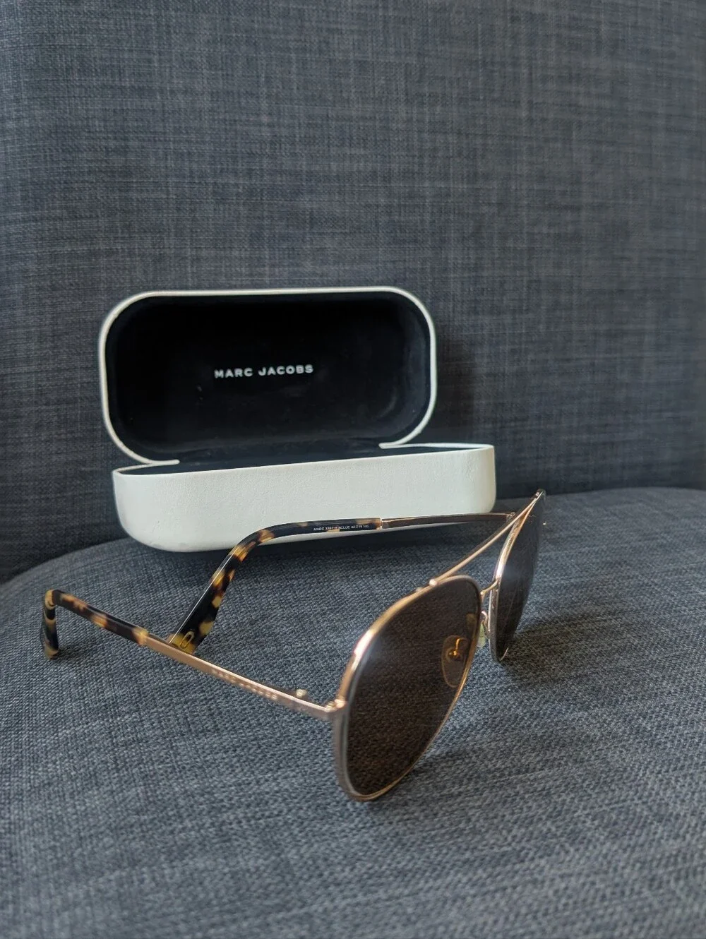 Marc Jacobs Men's Aviator Sunglasses - Brown